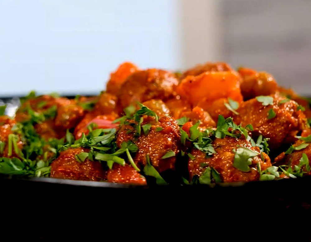 Sebzeli Misket Köfte + Yoğurtlu Makarna